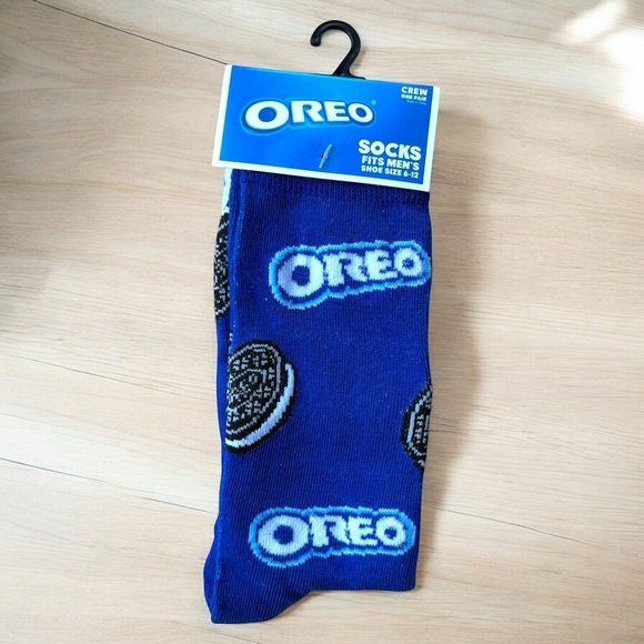 Oreo Other - Men’s Novelty Funny Oreo Socks | NWT Oreo Crew Socks | Size Men's 6-12
